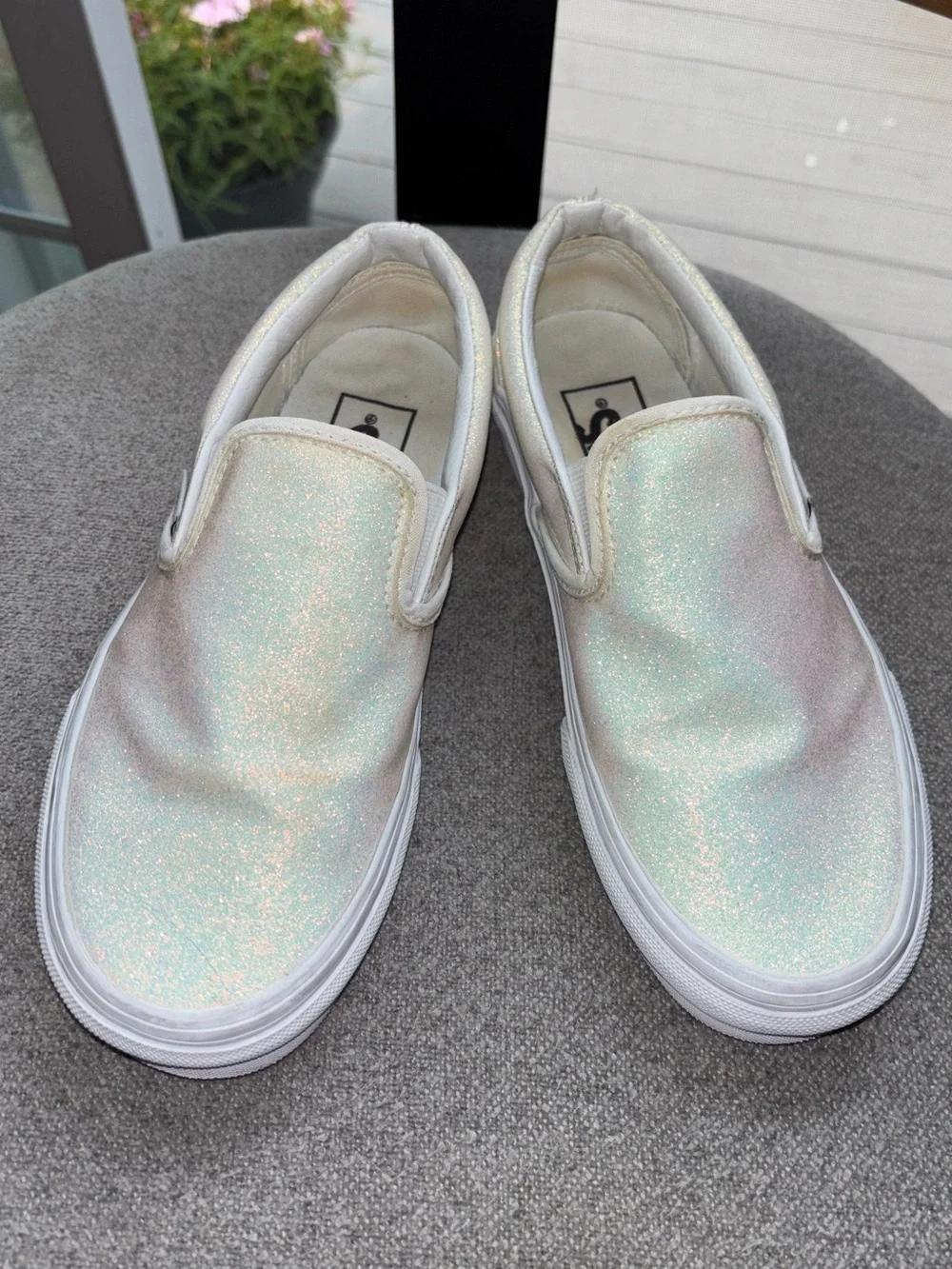Vans glitter sparkle sneakers women's 5.5 men's 4
